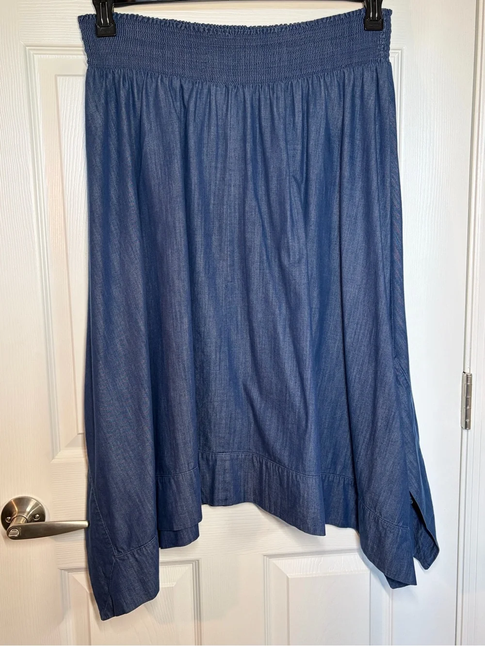 I.N. Studio Blue Midi Skirt